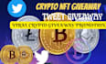 do twitter tweet promotion crypto nft giveway