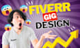 design a catchy fiverr gig image thumbnail