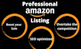 write amazon product description with SEO amazon listing optimization