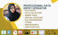 do excel data entry, typing, copy paste, web research, or email list