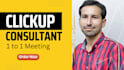 be your clickup admin and consultant