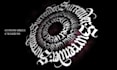 create a circle calligram logo, tshirt, tattoo, gothic, branding