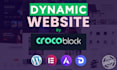 setup crocoblock dynamic website, jet engine