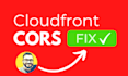 fix AWS cloudfront cors issues