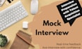 conduct mock job interview
