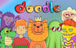 creat custom doodle style 10k nft collection