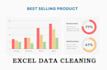 prepare documents and clean up the data in ms excel