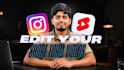 edit short form videos for tiktok reels and youtube shorts