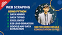 do professional web scraping and data mining for any website