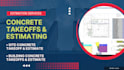 do concrete takeoff and estimation