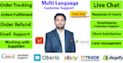 customer support via email and live chat
