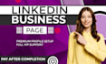 create professional linkedin business page
