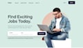 design a professional website hero banner or header