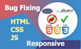 fix your html, css, jquery and responsive issues