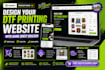 design dtf printing website with gang sheet builder