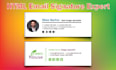 html email signature, clickable HTML email signature