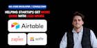 help scale your business with airtable, zapier, softr, google sheets