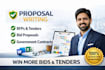 write professional rfp, bid proposal and tender response