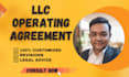 write custom llc operating agreement