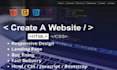 be your front end web developer using html5 css3 javascript bootstrap5