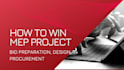 mep designing, estimation, procurement, bid preparation