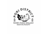 design outstanding fish salad logo with express delivery