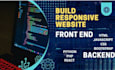 develop a full stack web application from scratch