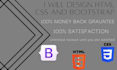 do html css bootstrap fully responsive websites