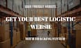 design logistic website, cargo website, dispatch with tracking system