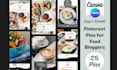 create instagram, pinterest templates for a beautiful feed