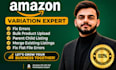 create amazon fba product listing and variation or fix amazon listing