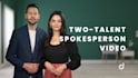 record a video with two talent