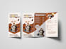 do the bi fold and tri fold brochure design business flyer