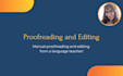 proofread and edit your text