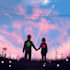 draw wallpaper, anime, lofi style, based on your imagination
