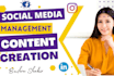 be your social media manager, monthly social media post design, scheduling