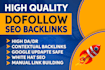 build SEO backlinks with high quality dofollow manual link building