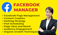 be your facebook manager and content creator