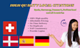 do best local citations for spain, switzerland, germany, denmark