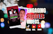 add engaging subtitles like alex hormozi style