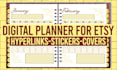 create hyperlinked digital planner for etsy or other platforms