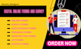 create jotform, google form, typeform, online form, surveys