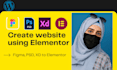 convert figma, PSD, xd, to wordpress using elementor