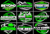 do landscape agriculture and lawn care business logo design