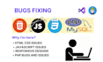 do HTML, CSS, javascript and PHP tasks