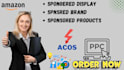 setup and manage amazon PPC campaign amazon advertising ads