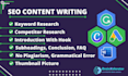 do your SEO content writing, blog writing and article writing