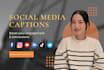 write engaging social media captions