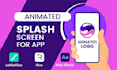 make splash screen animation in lottie for your app