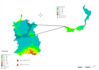 digitize geographical data using gis program and make maps